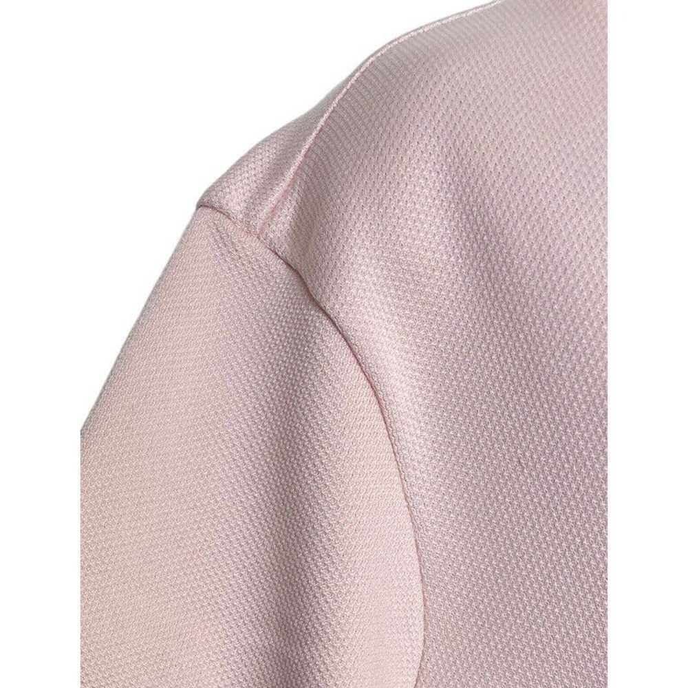 ADIDAS Originals Women’s Short Sleeve T-Shirt Dress Medium Pink White Trefoil - Picture 4 of 8